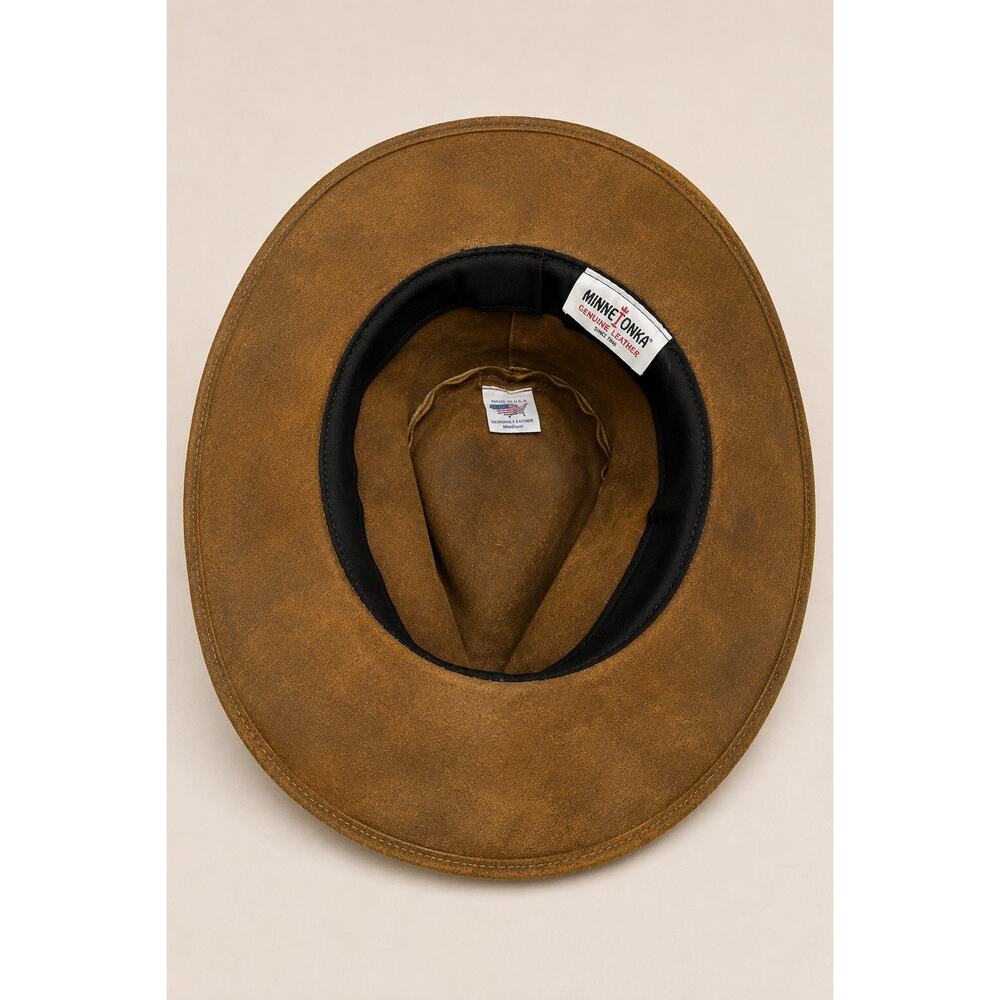 Minnetonka Genuine Leather Western Cowboy Hat – Medium - Picture 5 of 7